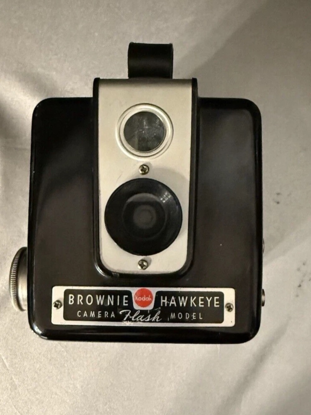 Kodak Brownie Hawkeye Flash Model Vintage Black Box Camera
